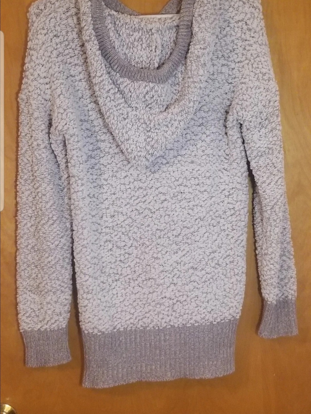 Heathmoor Textured Plush Boho Hoodie Women's Size M-L